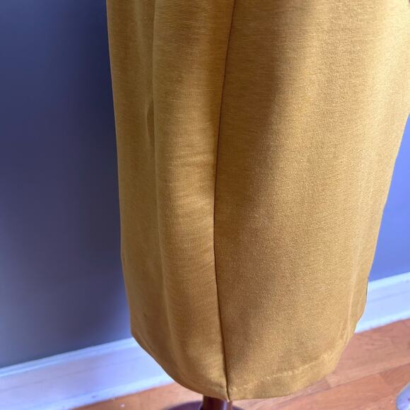 Boden dress size 8 Petite mustard yellow sheath work office tailored - Picture 8 of 10